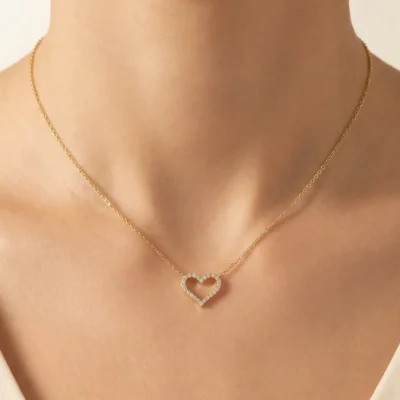 Collier Cœur Céleste