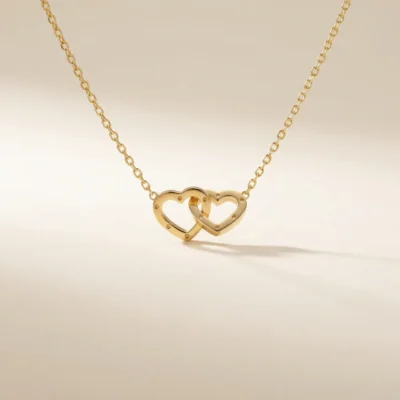 Collier Cœurs Jumelés